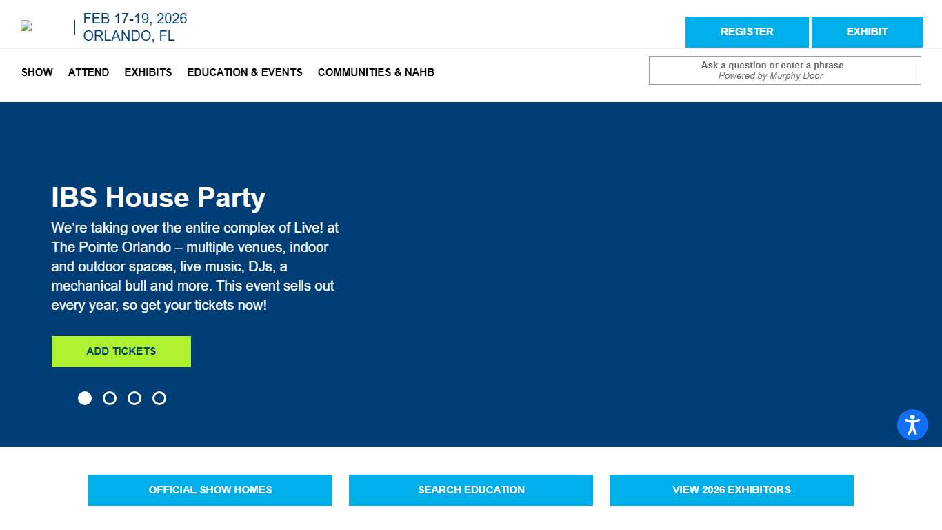 The 2026 NAHB International Builders' Show | IBS 2026